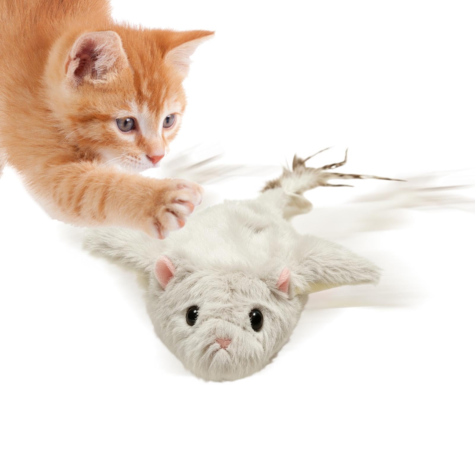 Jouet pour chat - Compagnon animal rechargeable avec son
