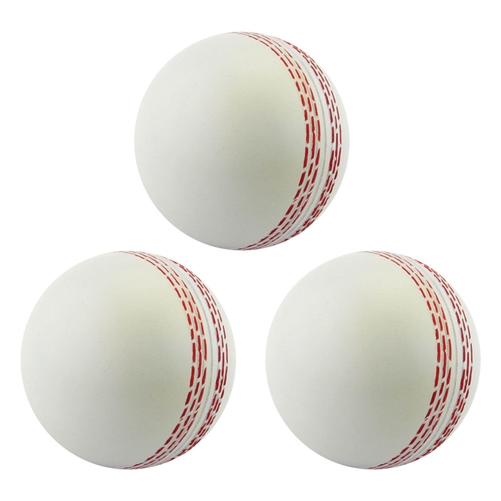 Fulenyi Bolas de Cricket de Entrenamiento Flexibles para Interior y Exterior