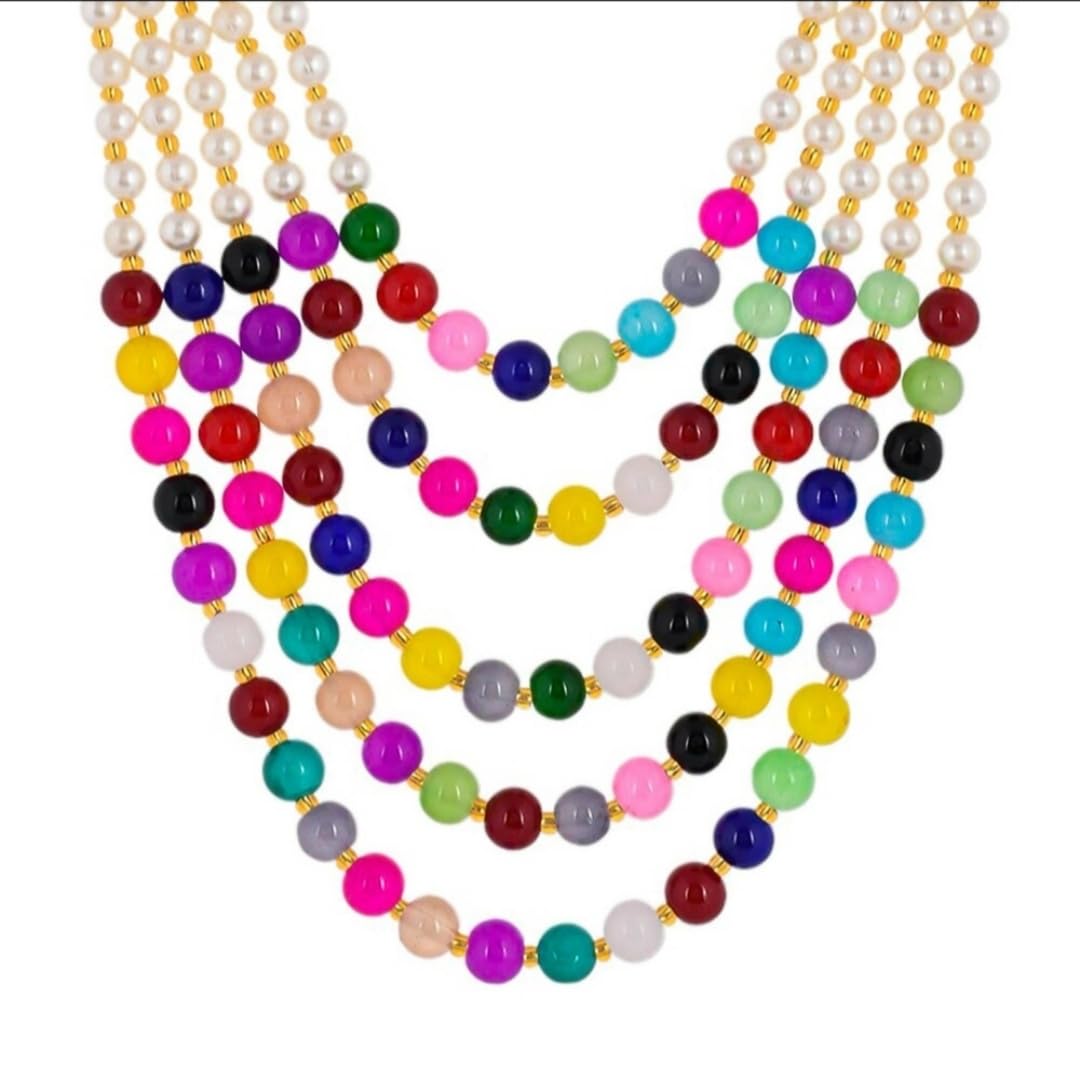 CHITAANSH Kuberaa jewellery beautiful multicolour Necklace for women (B0DH3BVQ2D) Amazon Price History, Amazon Price Tracker