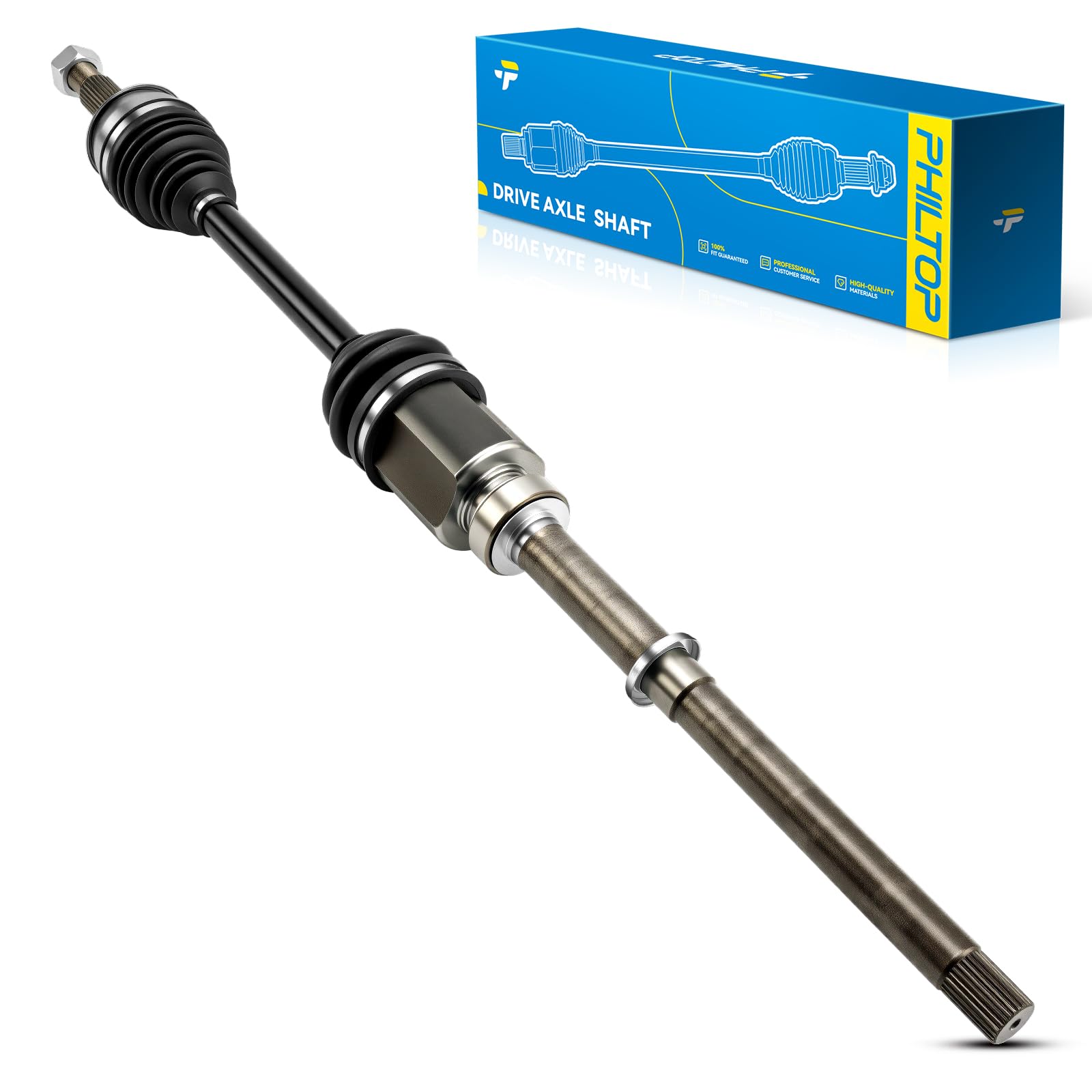 PHILTOP Front Right CV Axle Shaft Assembly for Nissan Rogue 2014-2020, NCV53032 CV Axle Shafts