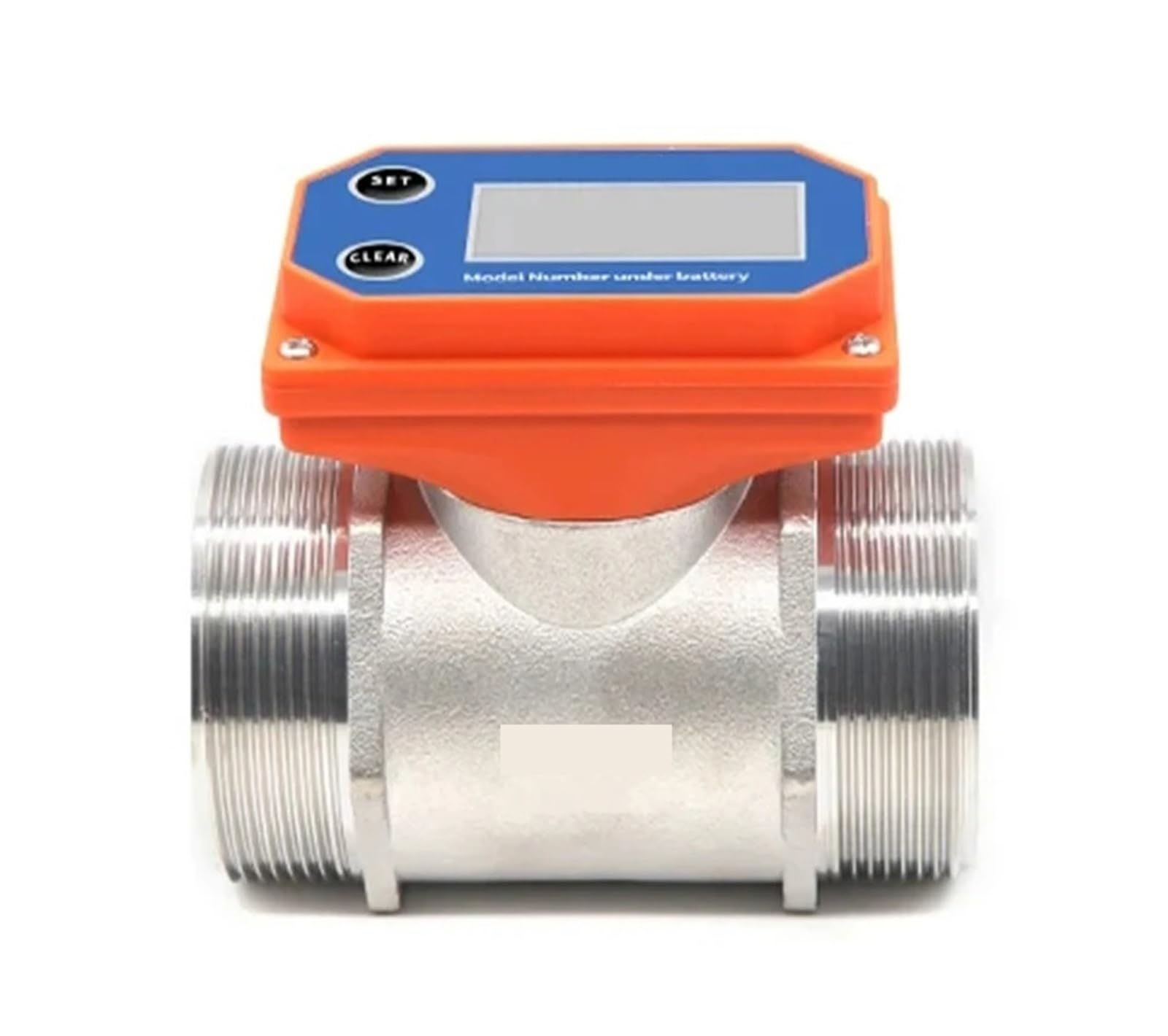 PXQCHAVLN Electronic Flow Flowmeter LCD Display Stainless Steel Meter(DN50)