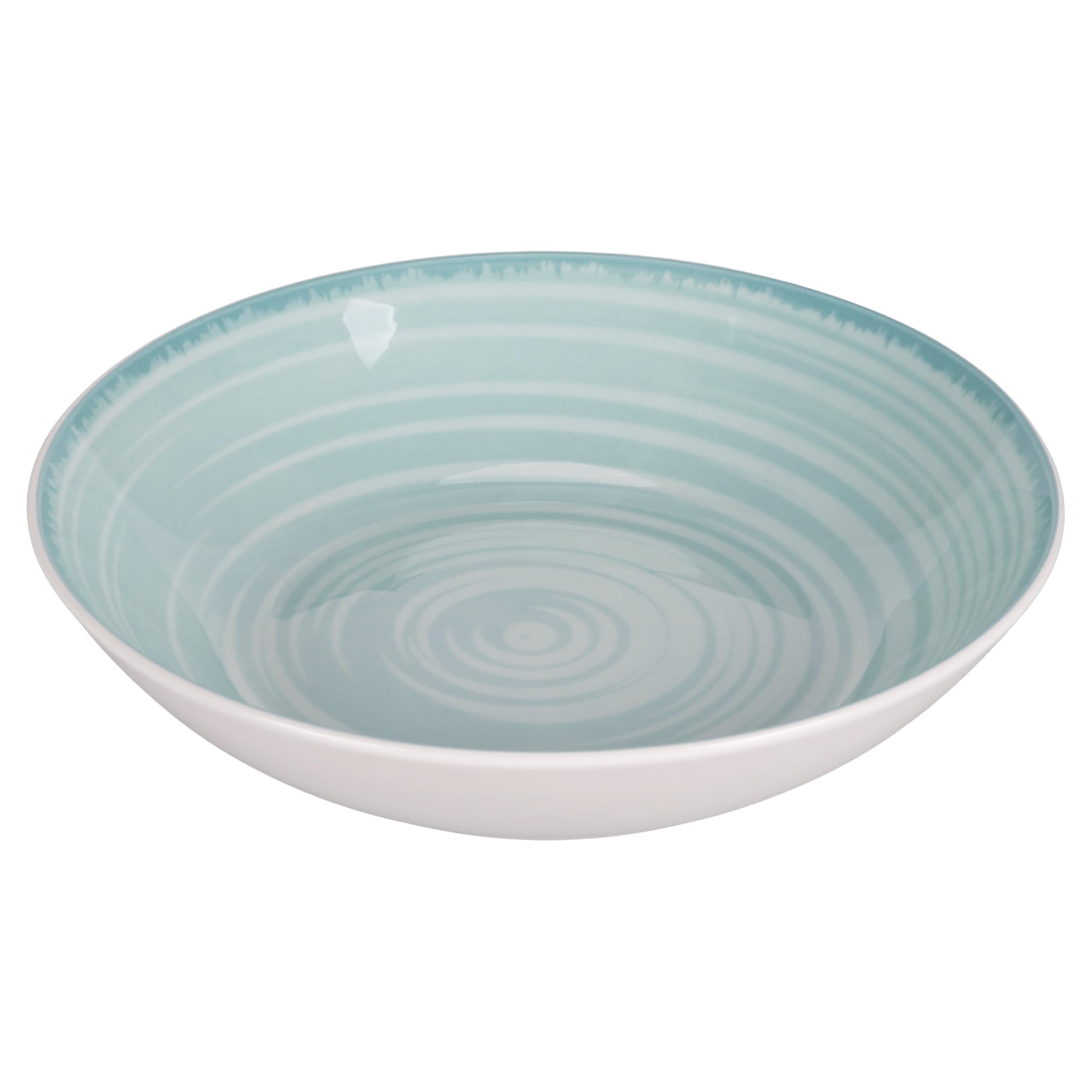 Baita Acqua Set of 6 Porcelain Soup Plates Diameter 20.5 cm