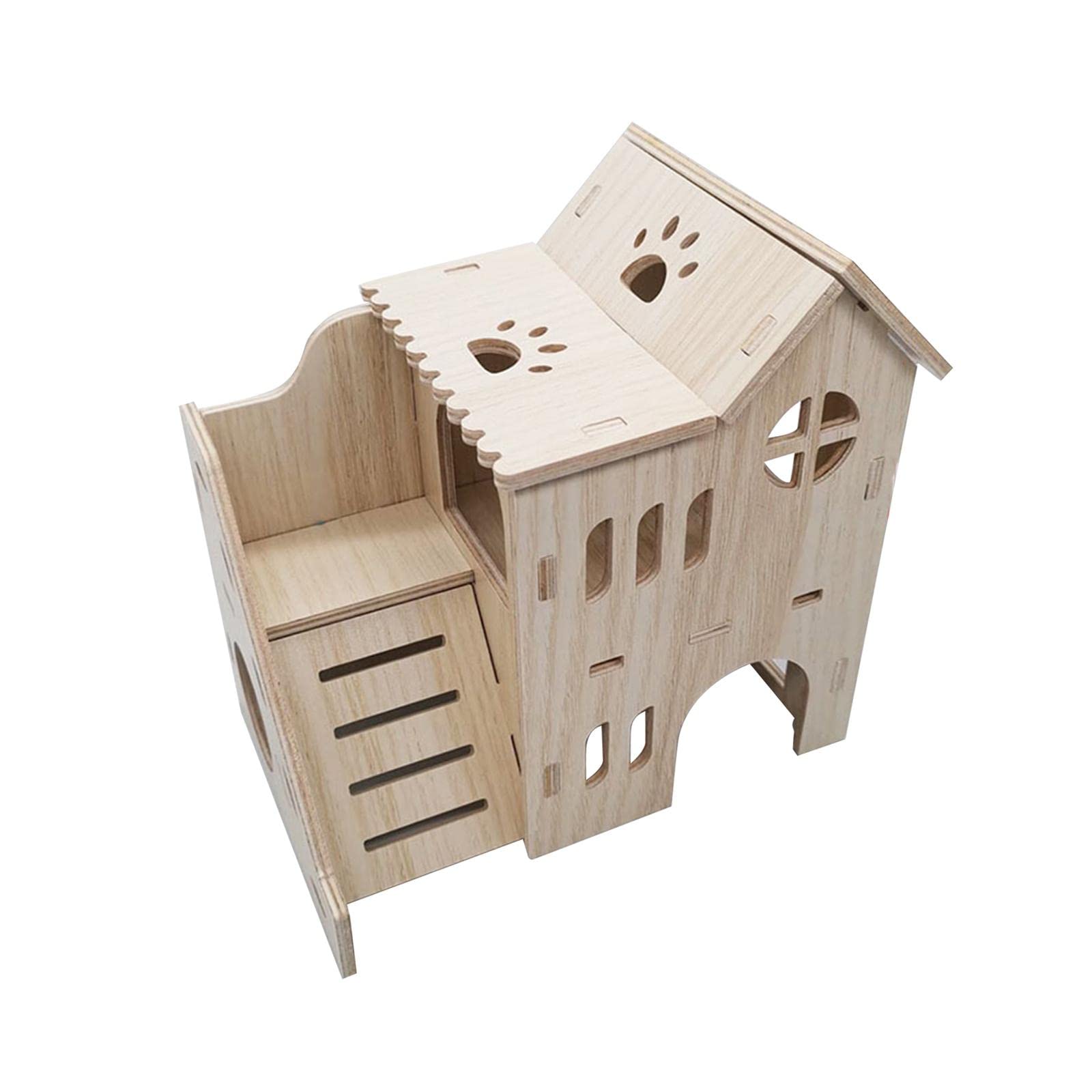 CALANDIS™ Hamster House Exercise Toy Tunnel Small Cage for Guinea Pig Hamster Hedgehog 17cmx11.5cmx17cm | Exercise & Toys | Small Animal Supplies-image-33