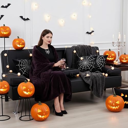 Sofa Bed Adjustment Sofa Double-Sided Double Sofa Folding Sofa Bed Guestbed,cupholder,Bed Modern PU and Polyester Lounge Chair