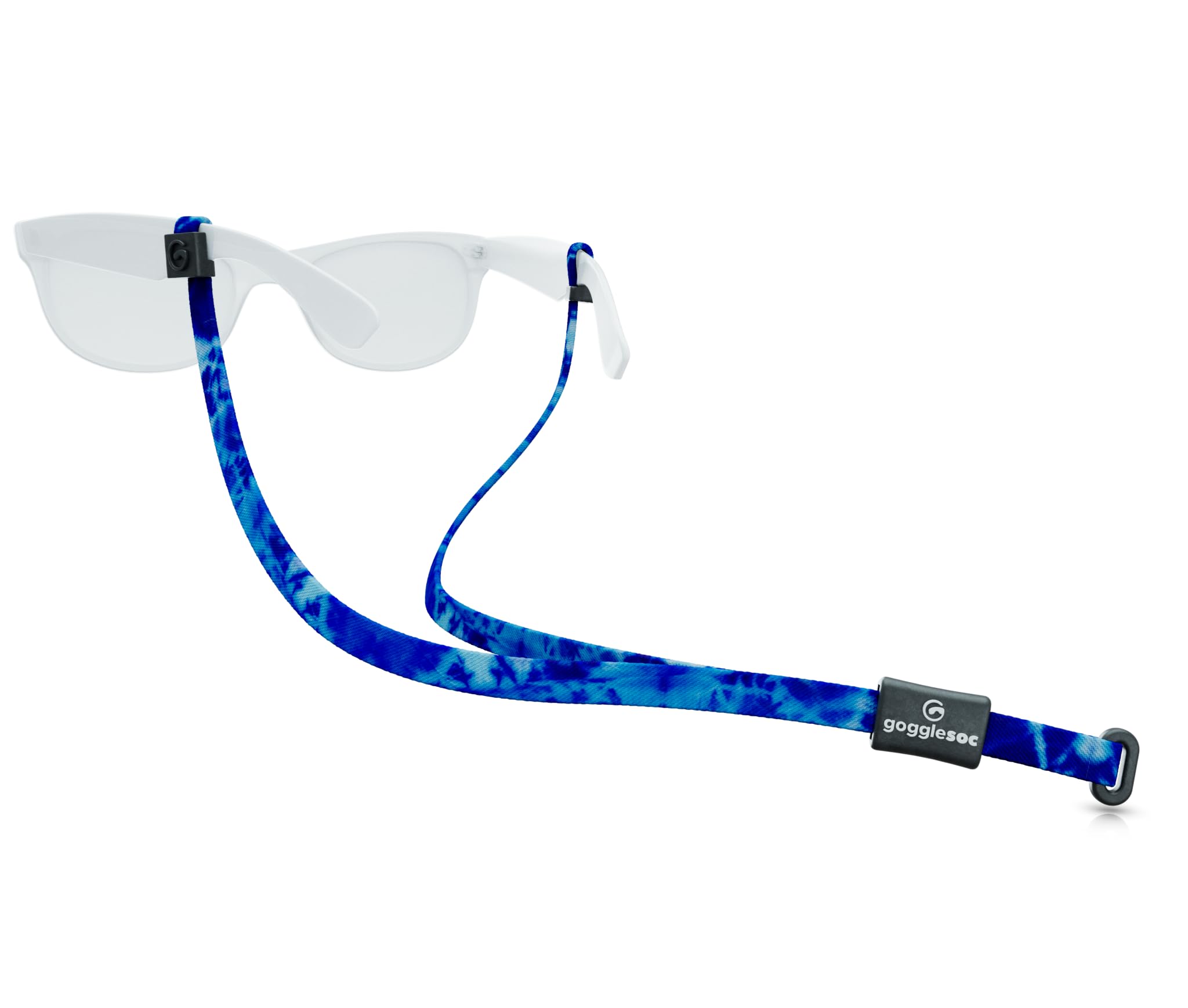 Gogglesoc Unisex Indigo Sunnystring: Adjustable Eyewear Retainer | Super Pack, Regular