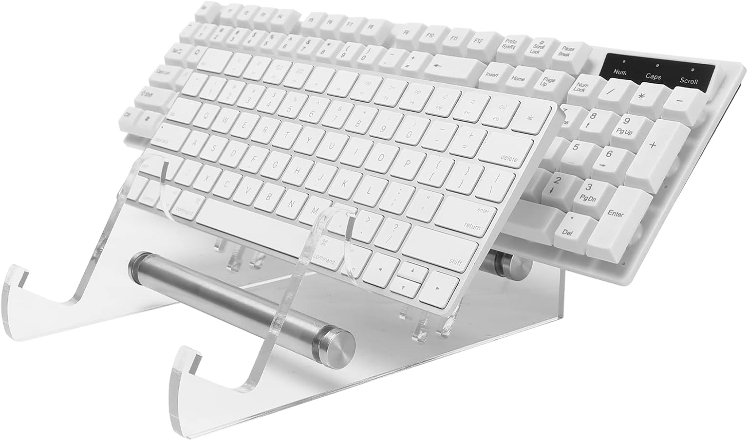 MEGREZ Acrylic Keyboard Stand Computer Keyboard Display