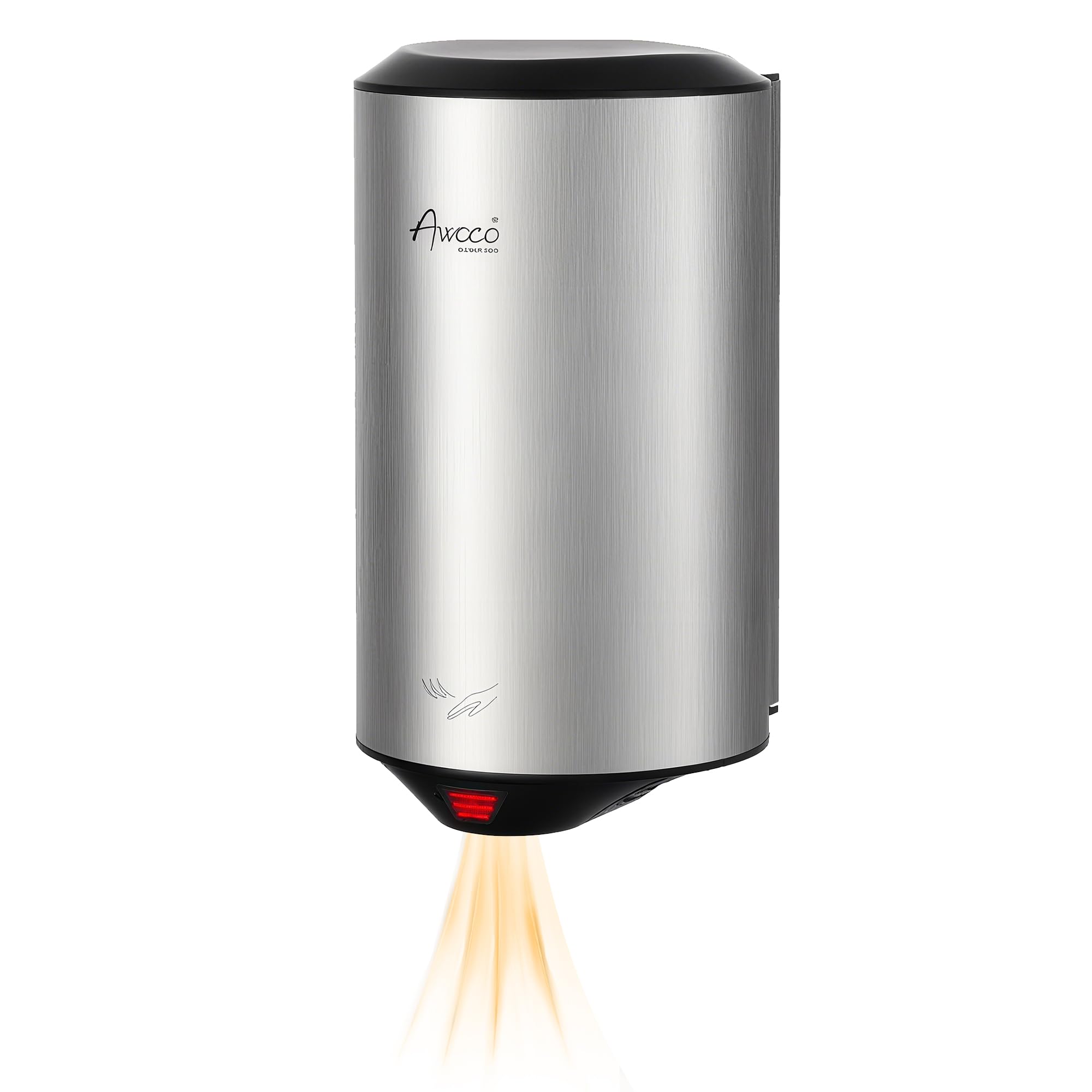 Awoco Round Compact Stainless Steel Hand Dryer B06Y2JFLJP