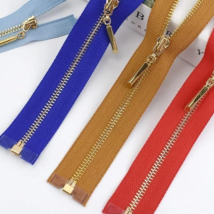 2/5Pc 金属ジッパー 3# 40/50/60/70 センチメートルオープンエンド装飾バッグ靴スカート衣類修理キット縫製アクセサリ