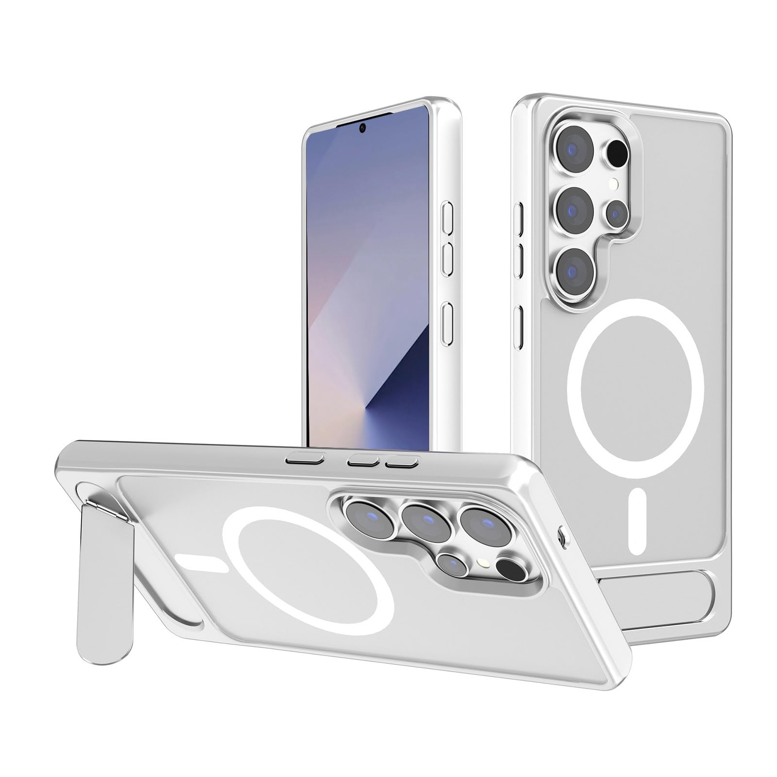 CFPLZFY Für Samsung Galaxy S24 Ultra Lederhülle mit Ständer,