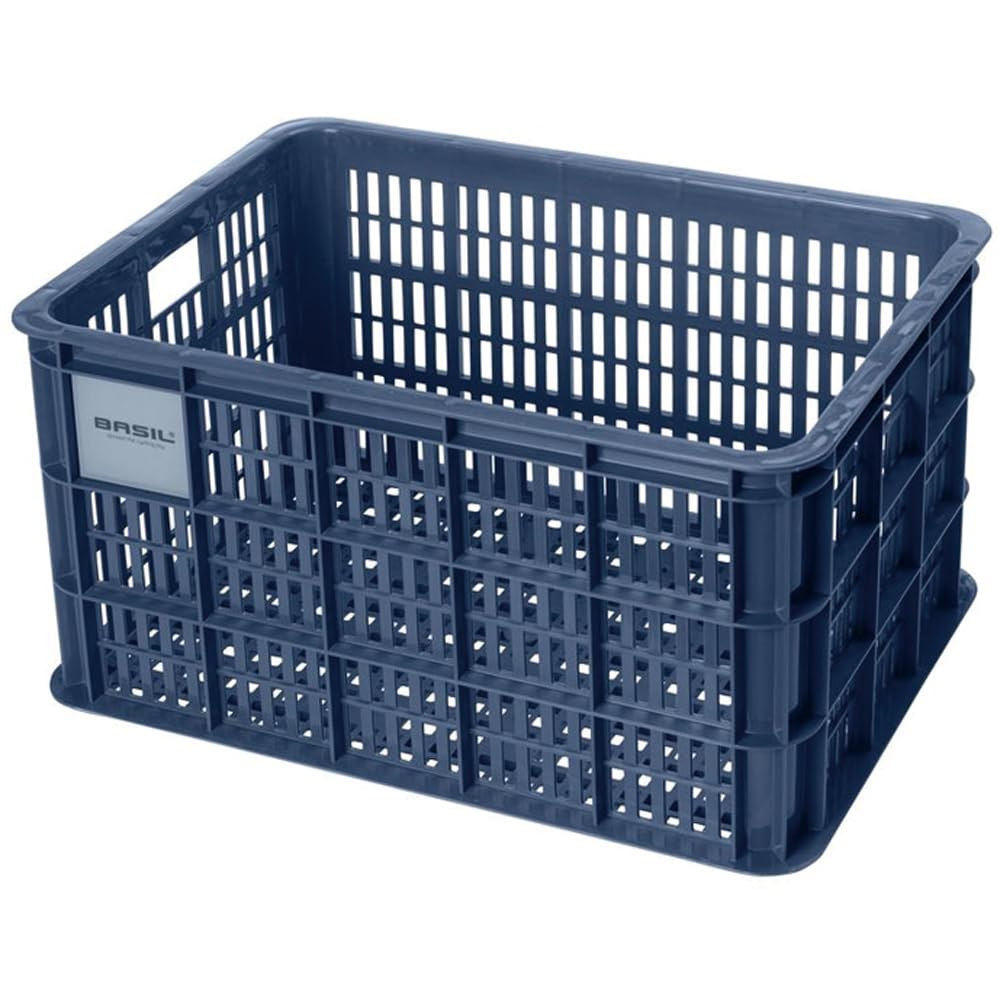 Basil B.V. Unisex - Adult Crate Bicycle Box, Black, 49.8 x 39 x 26.5 cm