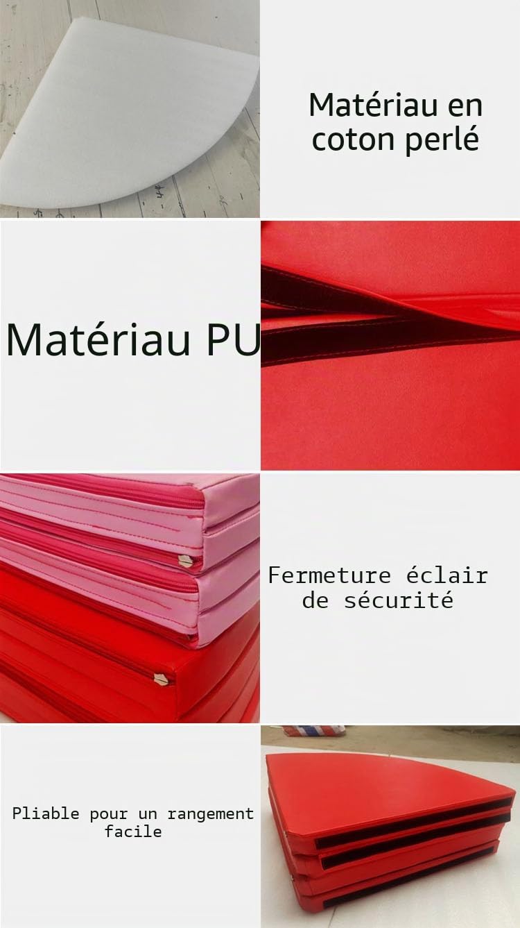 Tapis de pole dance pliable absorbant les chocs / tapis de pole dance rond / tapis de gymnastique yoga protection de sécurité