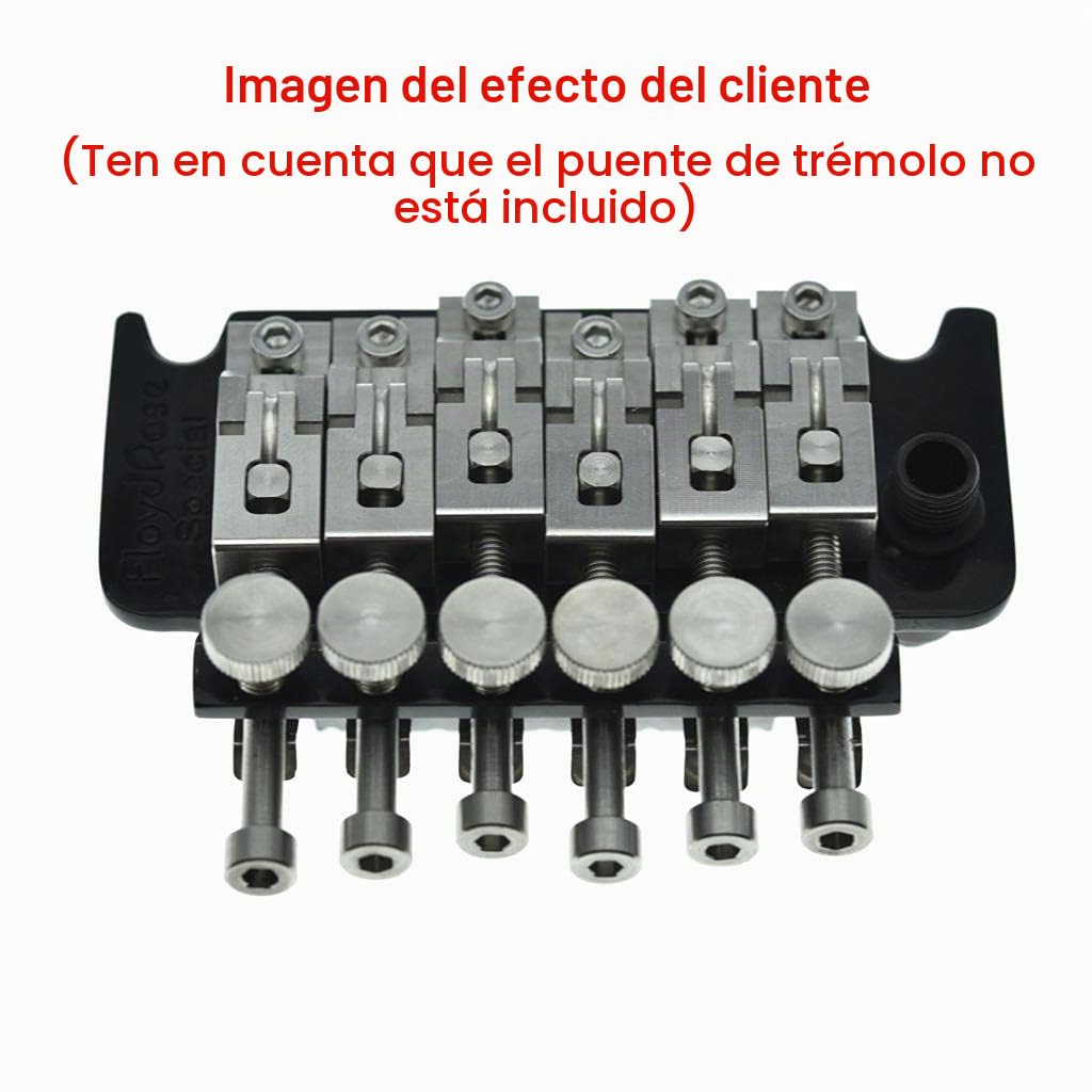 KAISH Sillas y tornillos para puente de trémolo de doble bloqueo de acero inoxidable para guitarra Floyd Rose