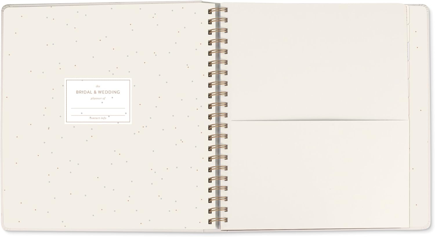 FRINGE STUDIO Garland Wedding Planner, Planner has 152 pages and includes a storage pocket. (157002)