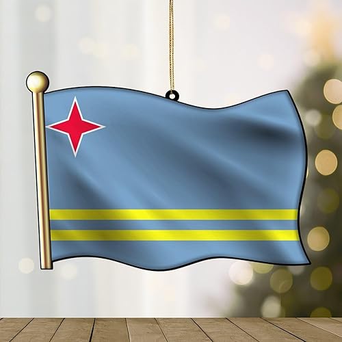 Vista 33 de Adorno acrílico de Navidad de Filipinas, decoración de árbol de Navidad, adorno de Navidad nacional para niños, bandera de Filipinas, banderas