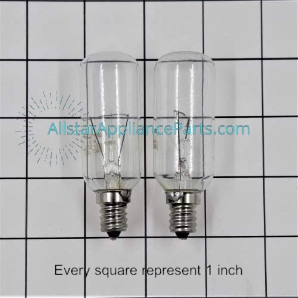 WP8190806 Range Vent Hood Light Bulb 40W (PACK OF 2)