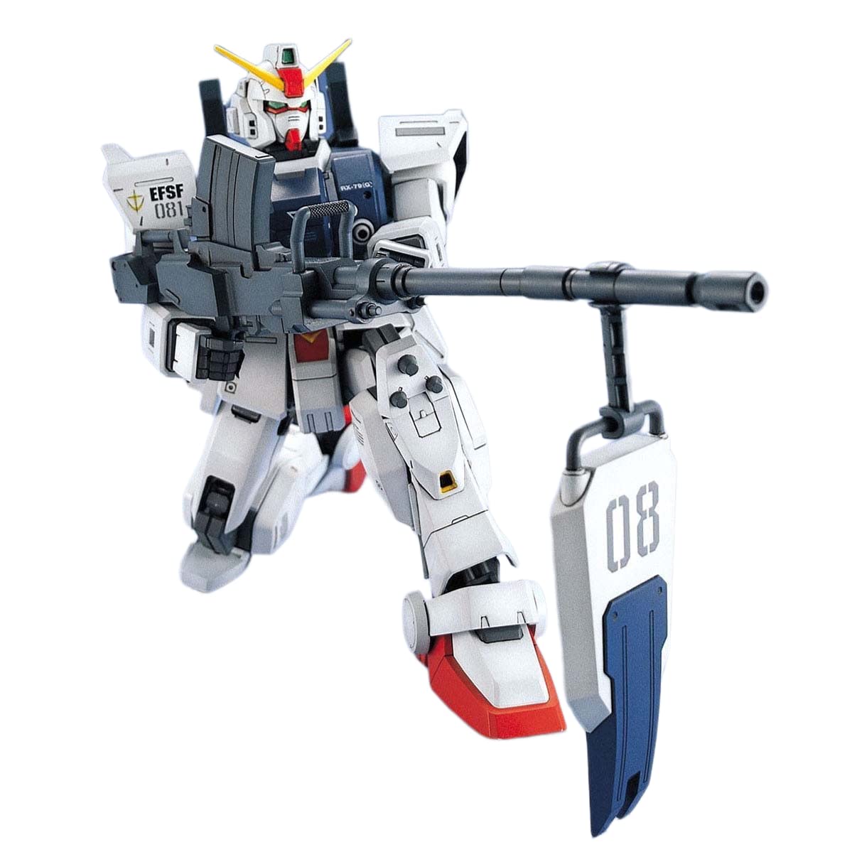 BANDAI SPIRITS(バンダイ スピリッツ) MG Mobile Suit Gundam 08 MS Platoon RX-79G Land Type Gundam 1/100 Scale Color Coded Plastic Model