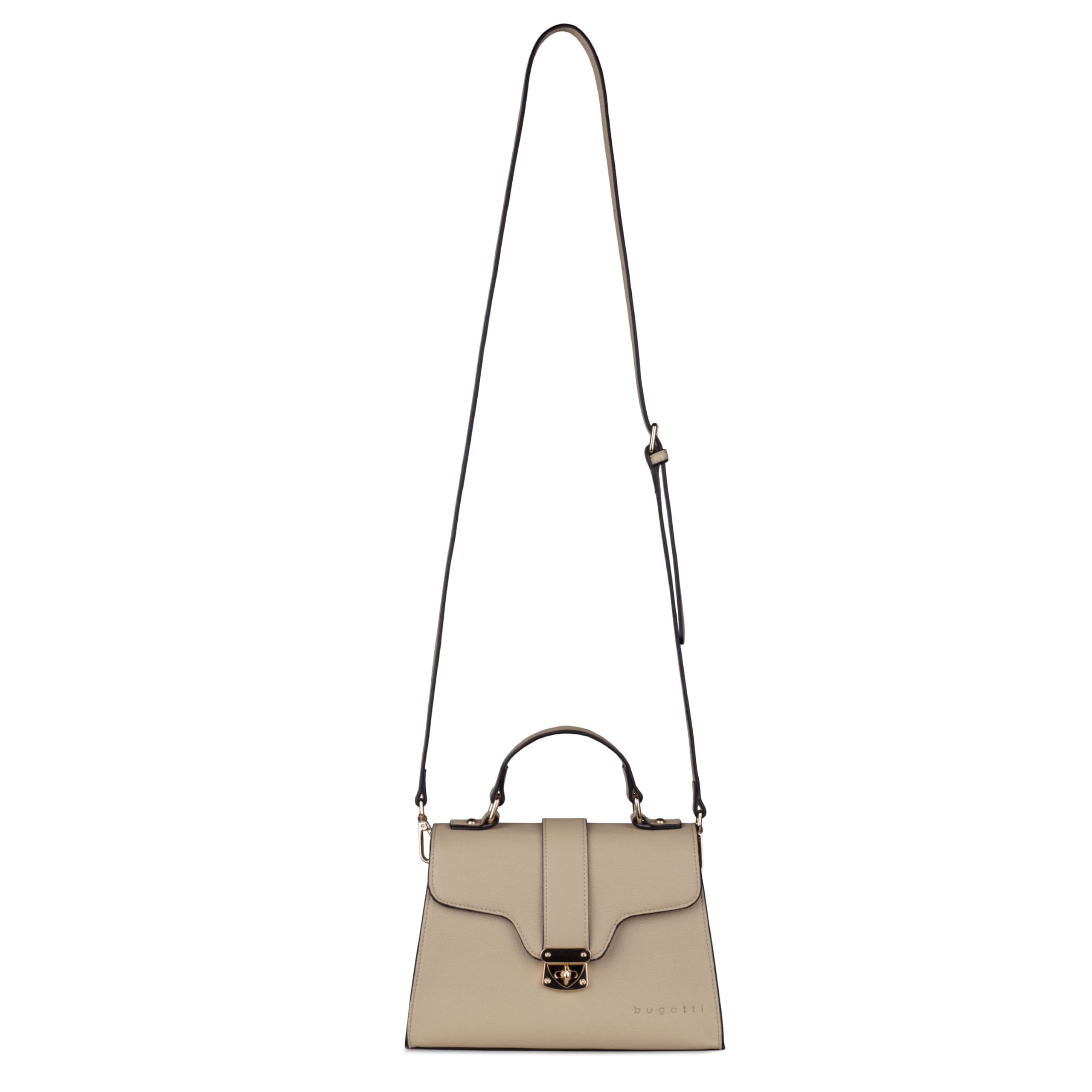 bugatti Mare 3.0 kleine Henkeltasche für Damen, elegante Umhängetasche aus Kunstleder