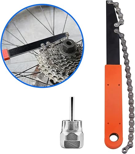 Miniatura 3 de MMOBIEL Herramienta profesional de extracción de cadena de bicicleta para 7-12 cadenas de velocidad, incluye herramienta de extracción de casetes de
