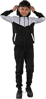 GW CLASSY OUTFIT Boys Kids Tracksuits Tracksuit Set Hoodies Plain Army Commando Print Tracksuit Hoodie with Jogger Sweatpants Sports Activewear Set Girls