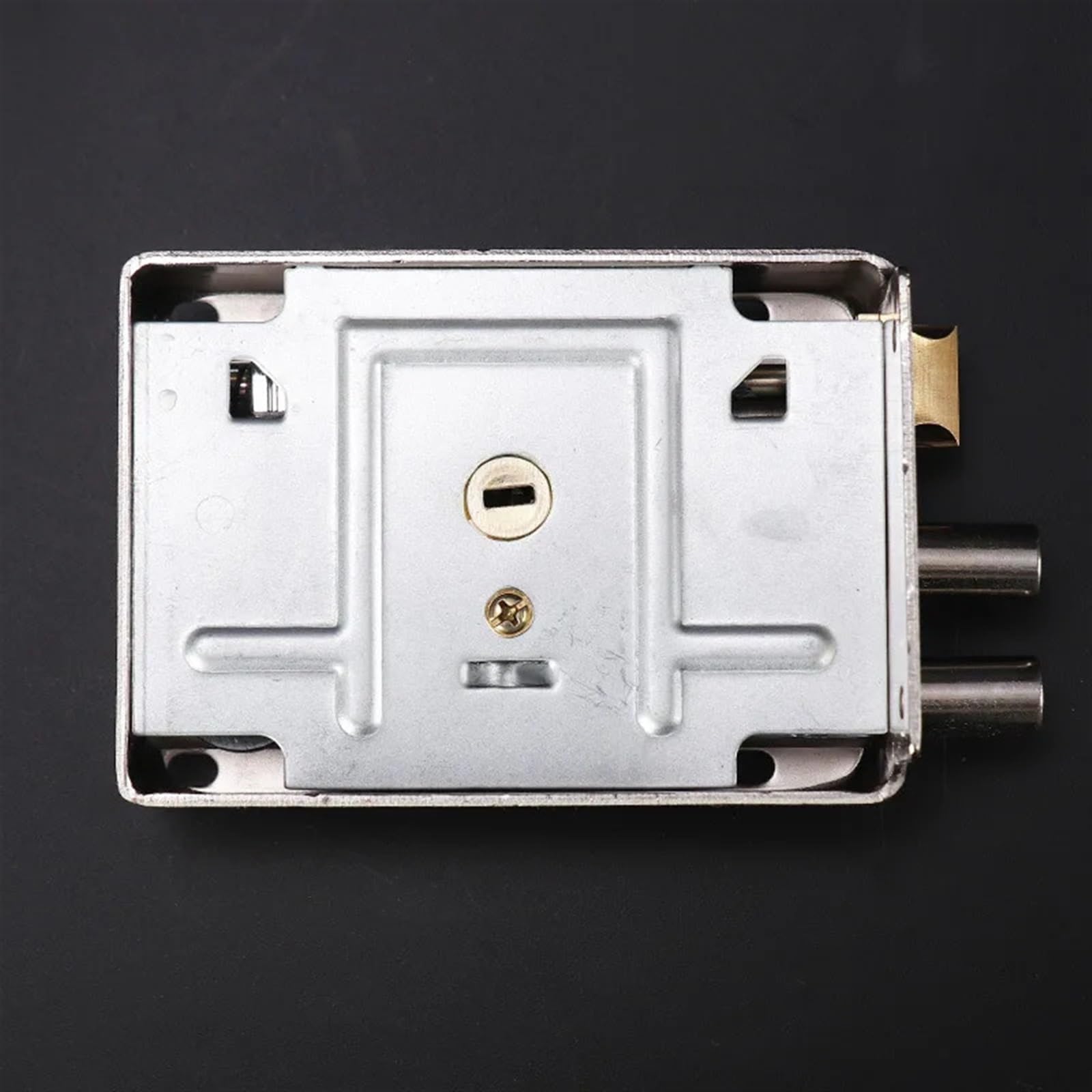Cerraduras de puerta de hierro for Exterior de cobre, cerradura de seguridad, cerradura de seguro múltiple, cerradura de puerta de madera for herrajes for muebles, 1 Uds.(Right-without edge)
