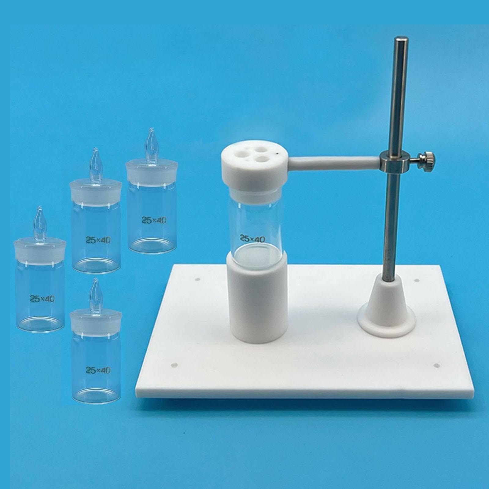 Soporte Experimentos Quimica Tres Electrodes | Experimentos de fisica, sistema de tres electrodos, tazas de PP, soporte seguro.