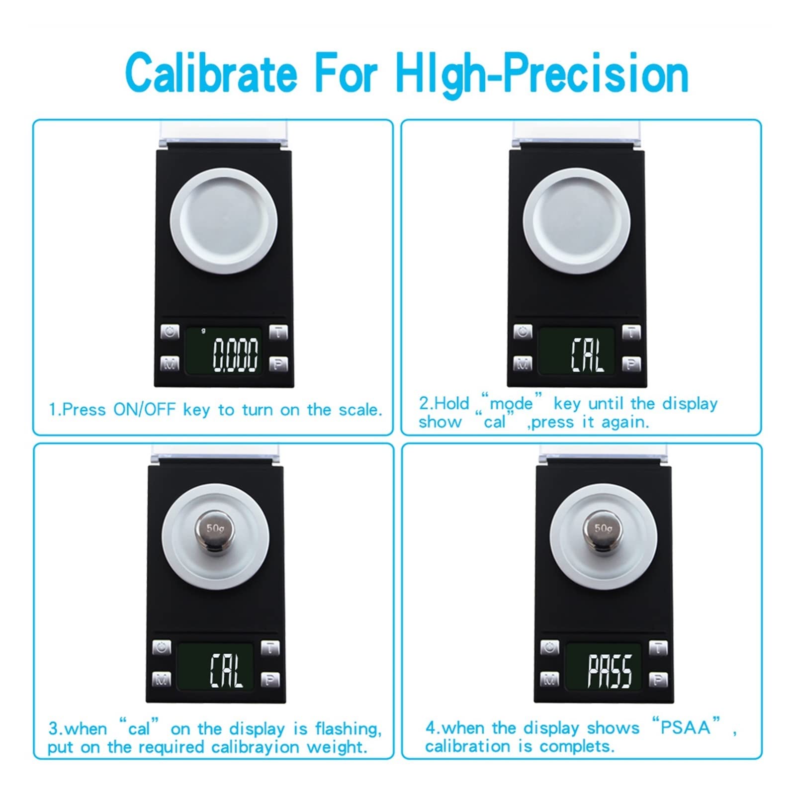 Báscula De Cocina Balanza De Precisión, Báscula Digital Electrónica, Alta Precisión, Adecuada para Laboratorio, Pesaje De Medicamentos, Pesaje De Joyas, Mini Báscula Port,