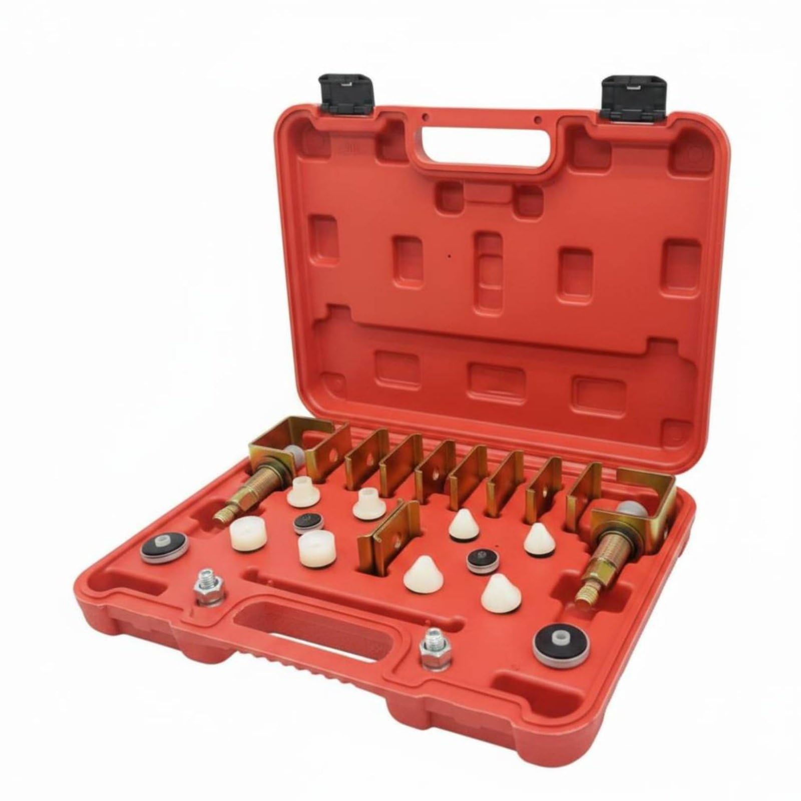 26 Pieces Universal Fit Automotive Air Conditioner Leak Test Set Easy to Use Car AC Leak Detection Tool Kit Portable Case Vehicle AC System Plug Test Kit for Mechanics, DIY Enthusi-image-26