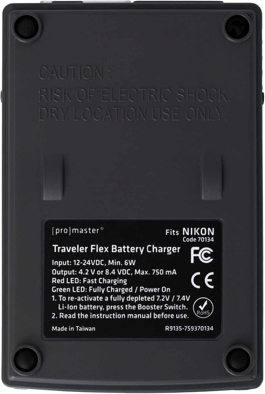 ProMaster Traveler Flex Charger Compatible with Most Nikon Batteries