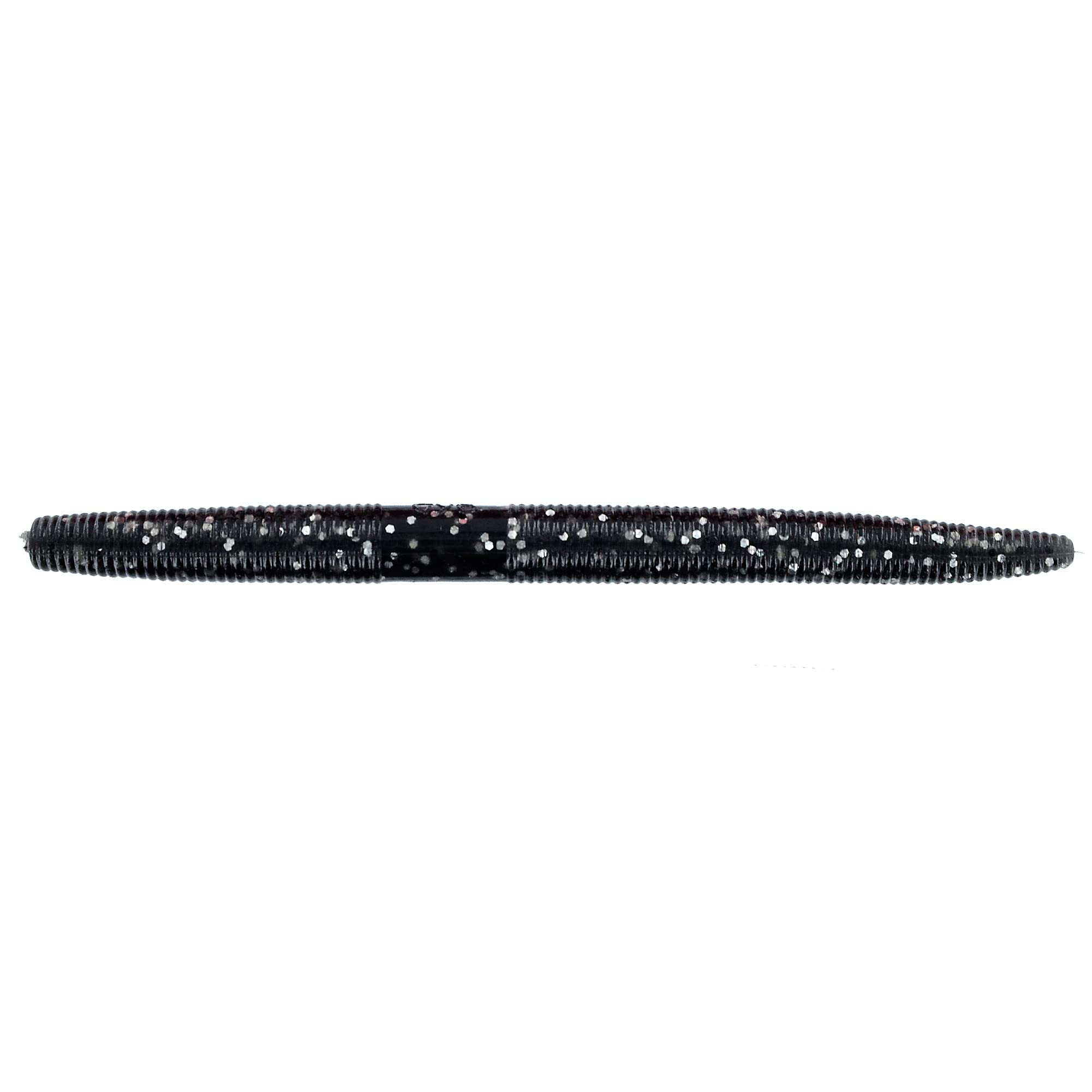 Yamamoto Gary 5" SENKO SMOKE W/LARGE BLACK & SILVER FLAKE (10 PACK)