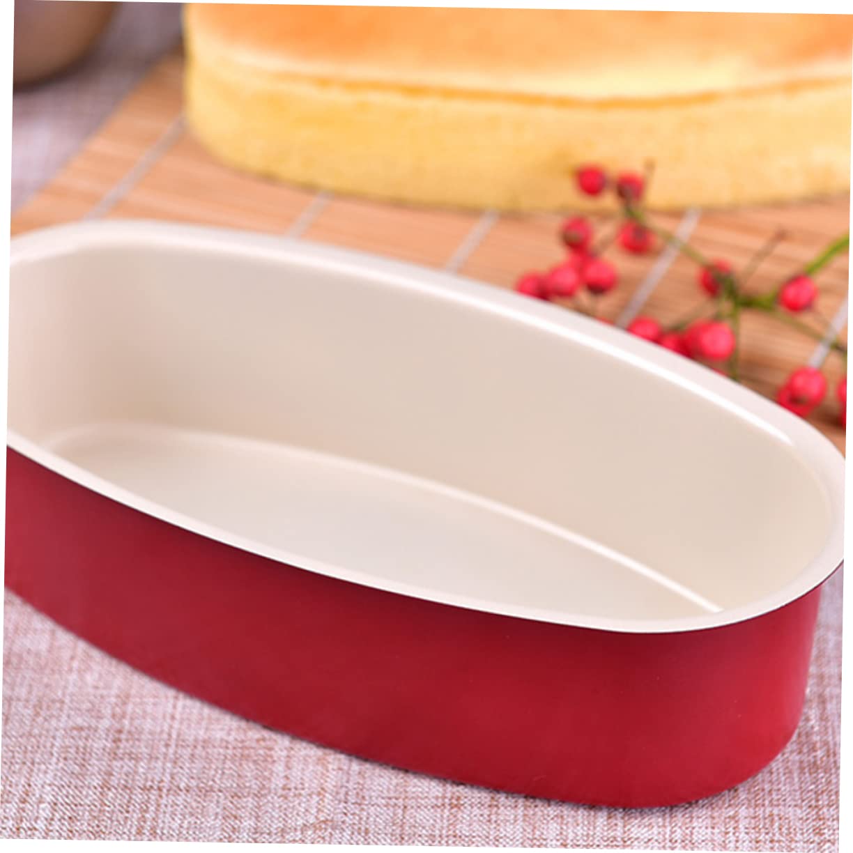 OFFSCH Oval Shape Baking Mould Baking Mold for Cheese Cake Bread Non Stick Oven Safe Bakeware Mould