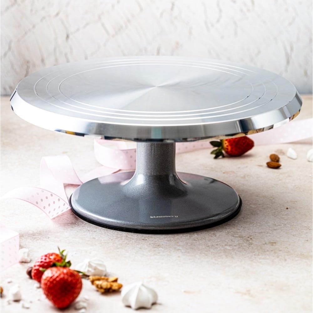Tortenständer Tortenplatte Drehbare Kuchenplatte für Cupcakes 31cm KLAUSBERG KB-7710
