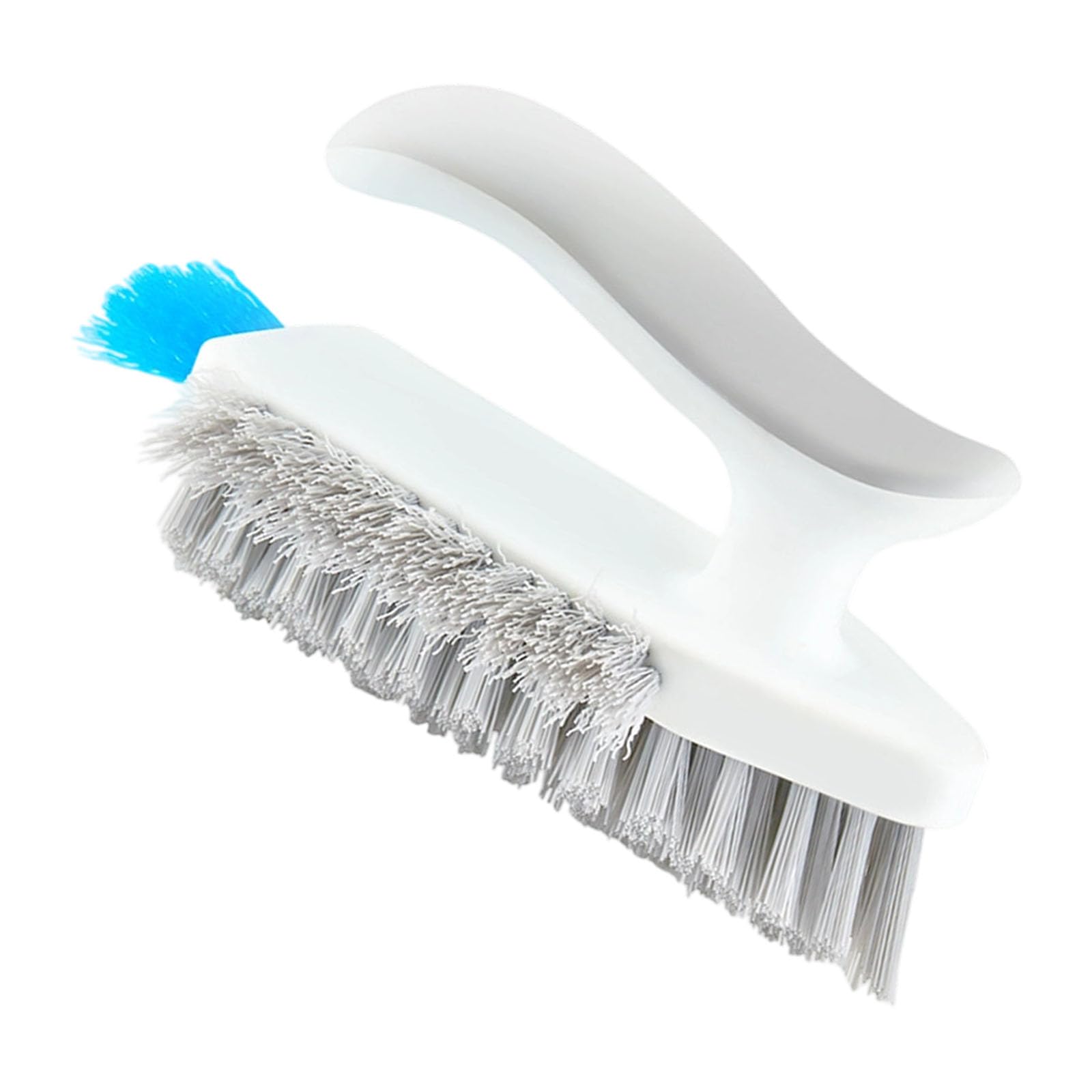 Multi-Surface V-Bristle Scrubber with Flexible 90° Design, Efficient for Shower Corners & Kitchen Tiles V Shape Bristles Scrub Brush