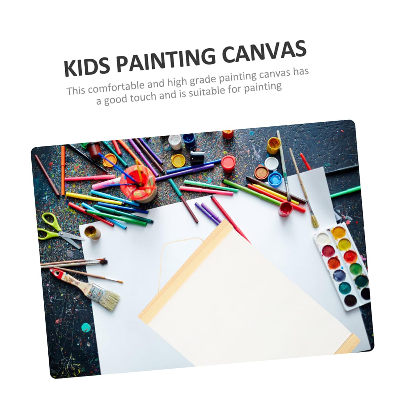 jojofuny 12stücke Teiliges Mini Malerei Baumwolle Quadratische Für Öl Und Acrylfarben Für Diy-kunstprojekte Im Kindergarten Zuhause Oder Büro