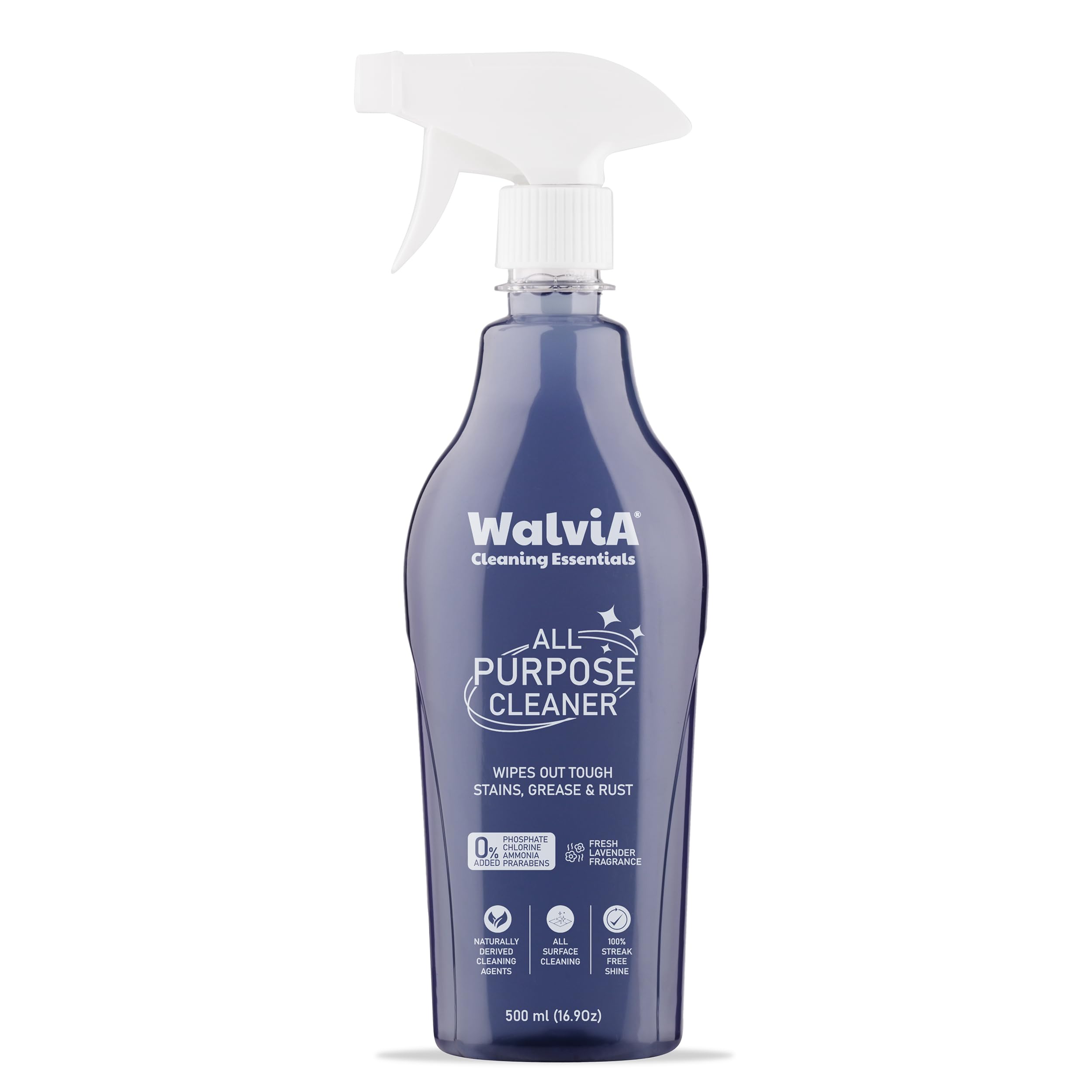 Walvia All-Purpose & Ecofriendly Household Hard Stains Cleaner | Non-Toxic Formula Perfect for Kitchen and Bathroom Counters & More | Safe for Multi-Purpose Use (500 ml-Pack of 1)
