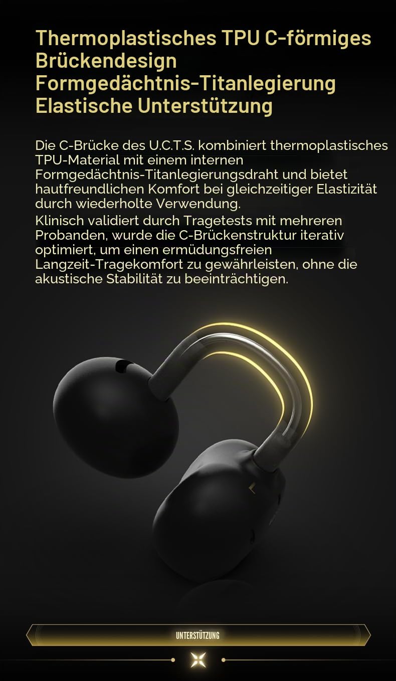 Moondrop Wuthering Waves x U.C.T.S. Hybrid Dual Drivers OWS Al Noise Cancelling LHDC-V Gaming Headset nline Interactive DSP LE Audio (English Version)