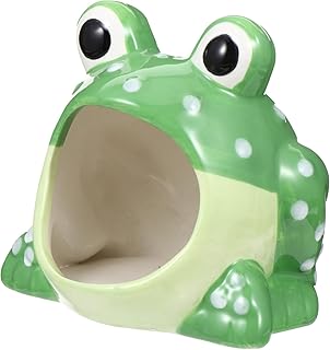 ABOOFAN 3 Peças Ninho De Resfriamento De Hamster Chinchila Caverna De Hamster Cerâmica Esconderijo Cabana De Cerâmica Resfriamento Casa De Animal De Estimação Casa De Hamster De Cerâmica