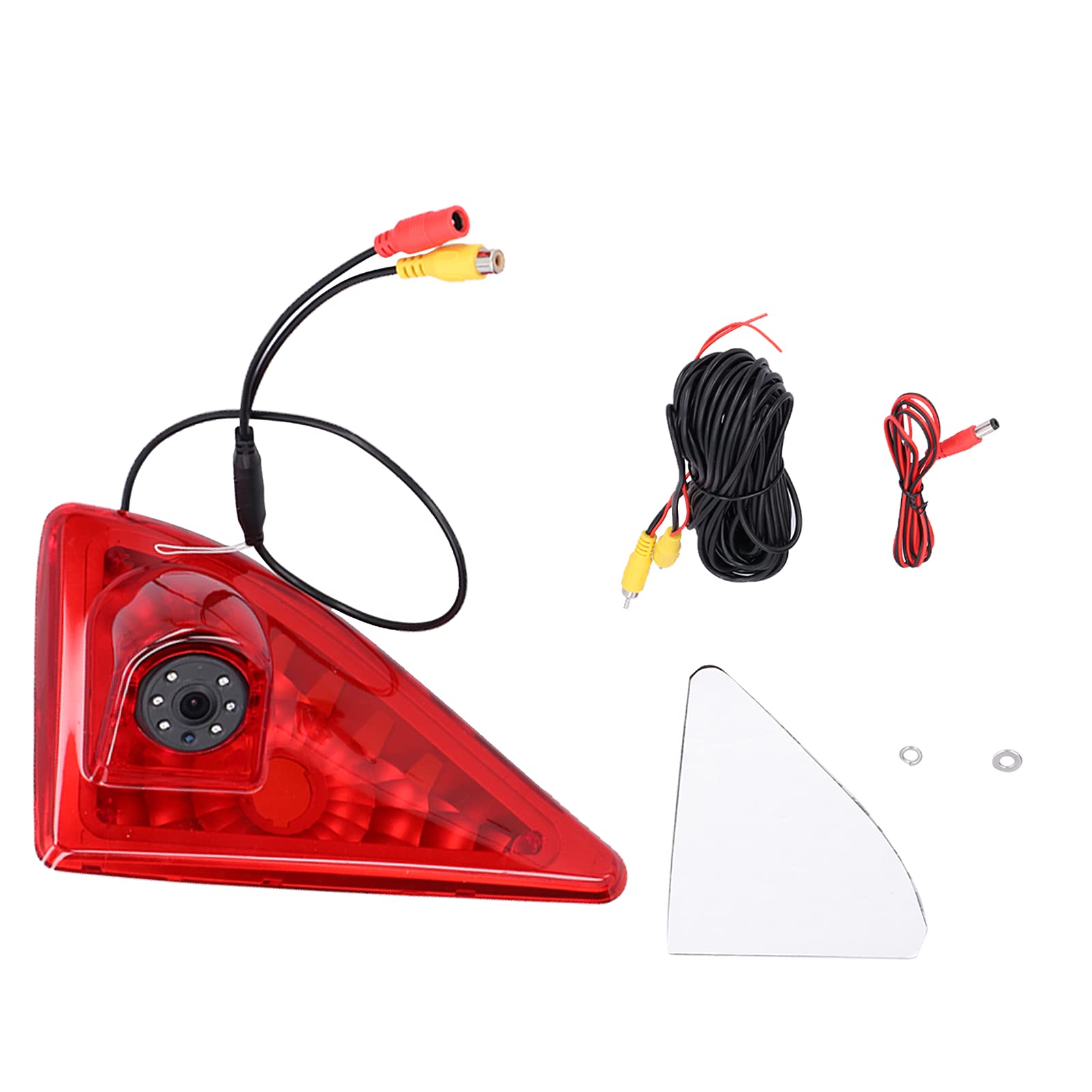 Câmera de ré Brilluxa, kit de câmera de estacionamento com LED infravermelho e luz de