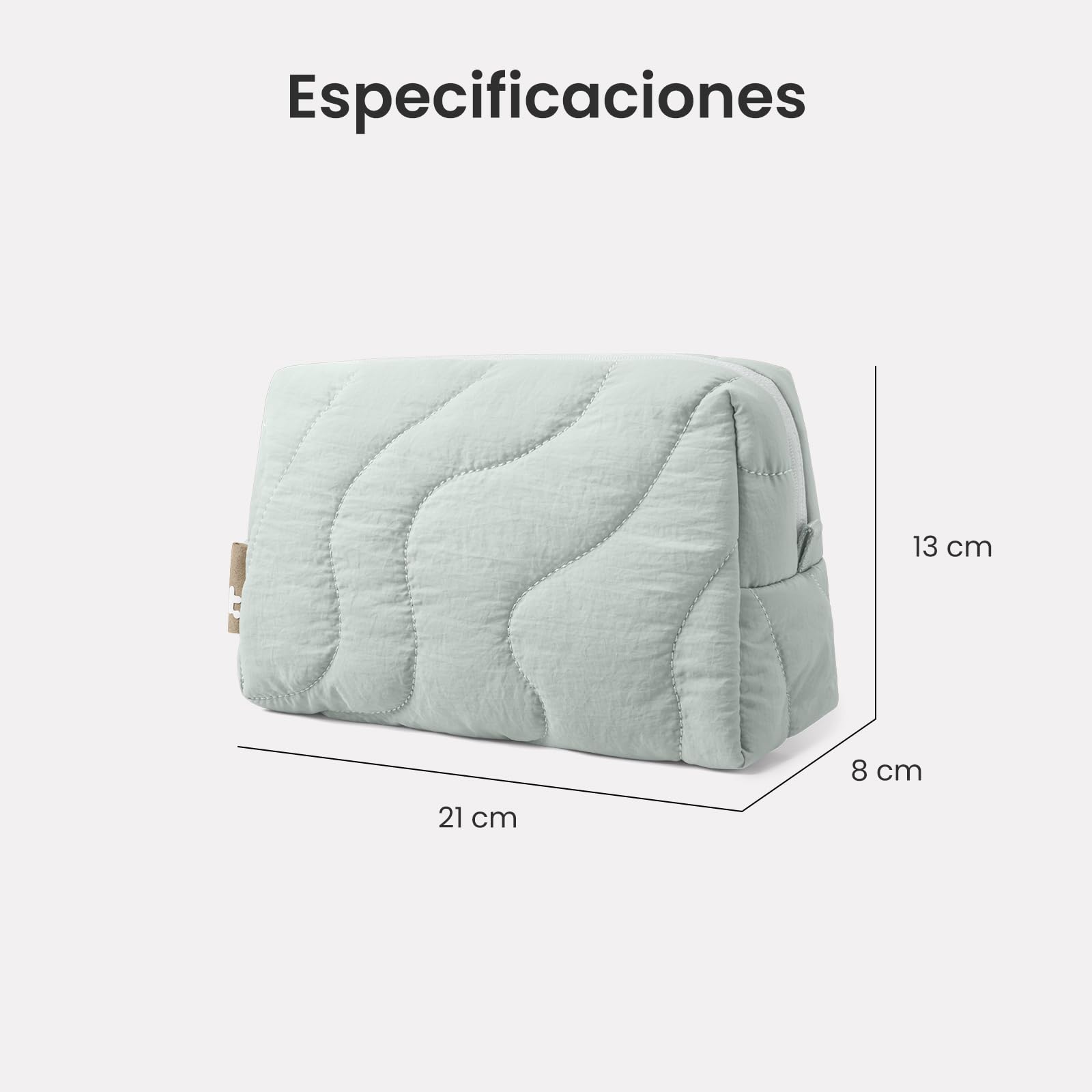 tomtoc Bolsa Organizadora Electrónica Acolchada para Cables, Accesorios Resistente al Agua, Portátil para Fuente de Alimentación de Power Bank, Memoria USB