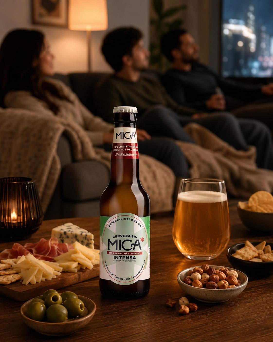 Piwo bezalkoholowe Mica – butelki 33 cl. Piwo bezalkoholowe typu IPA (0,4% obj. alkoholu), bezglutenowe, niefiltrowane i niskokaloryczne. (12, IPA)