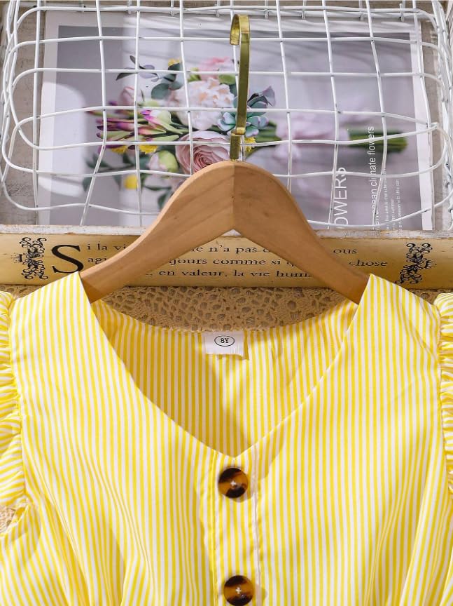 Image of SHRIMATE Apparels Summer Dress for Baby Girl /Frocks for Baby Girl /Baby Frocks Girl Poly Rayon /Casual Dress Short Flutter Sleeve