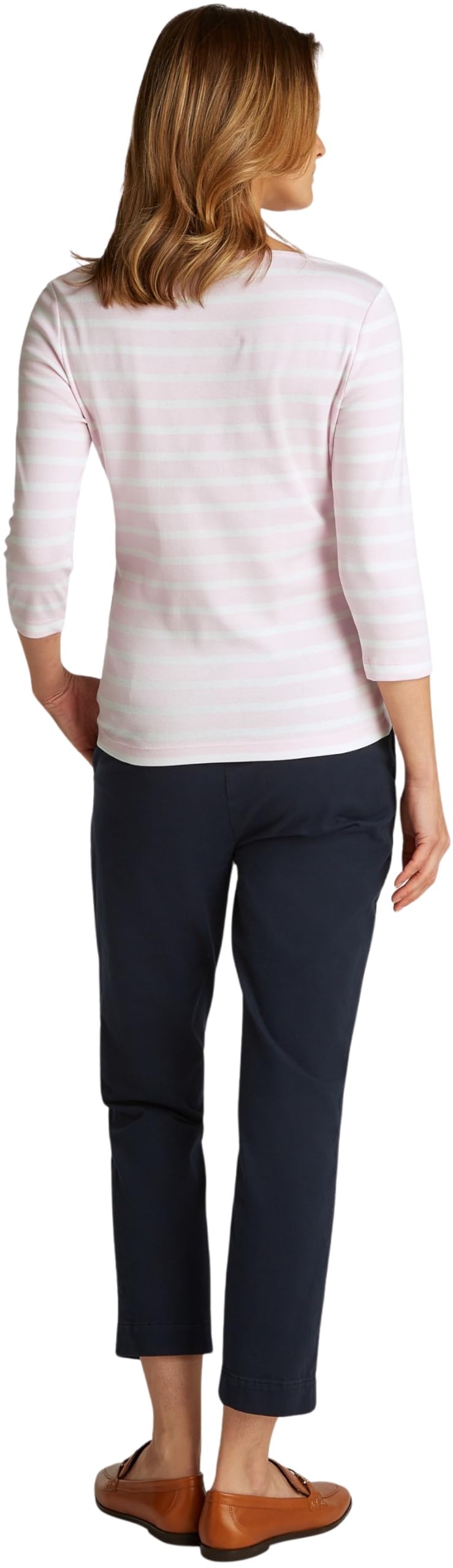 Tommy Hilfiger Damen Langarmshirt Slim U-Boot-Ausschnitt