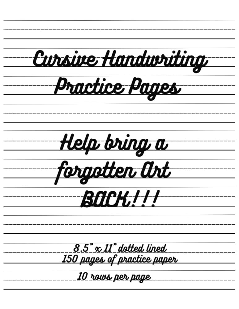 cursive-practice-paper-notebook-150-paged-dotted-lined-for-cursive-handwriting-practice-cursive-practice-paper-lets-bring-a-forgotten-art-back-castro-robert-9798863437552-amazon-com-books for Free Printable Cursive Practice Pages Cursive Practice Paper: notebook, 150 paged dotted lined for cursive handwriting practice.: Cursive Practice Paper: Lets bring a forgotten Art BACK!!!: Castro, Robert: 9798863437552: Amazon.com: Books for Free Printable Cursive Practice Pages