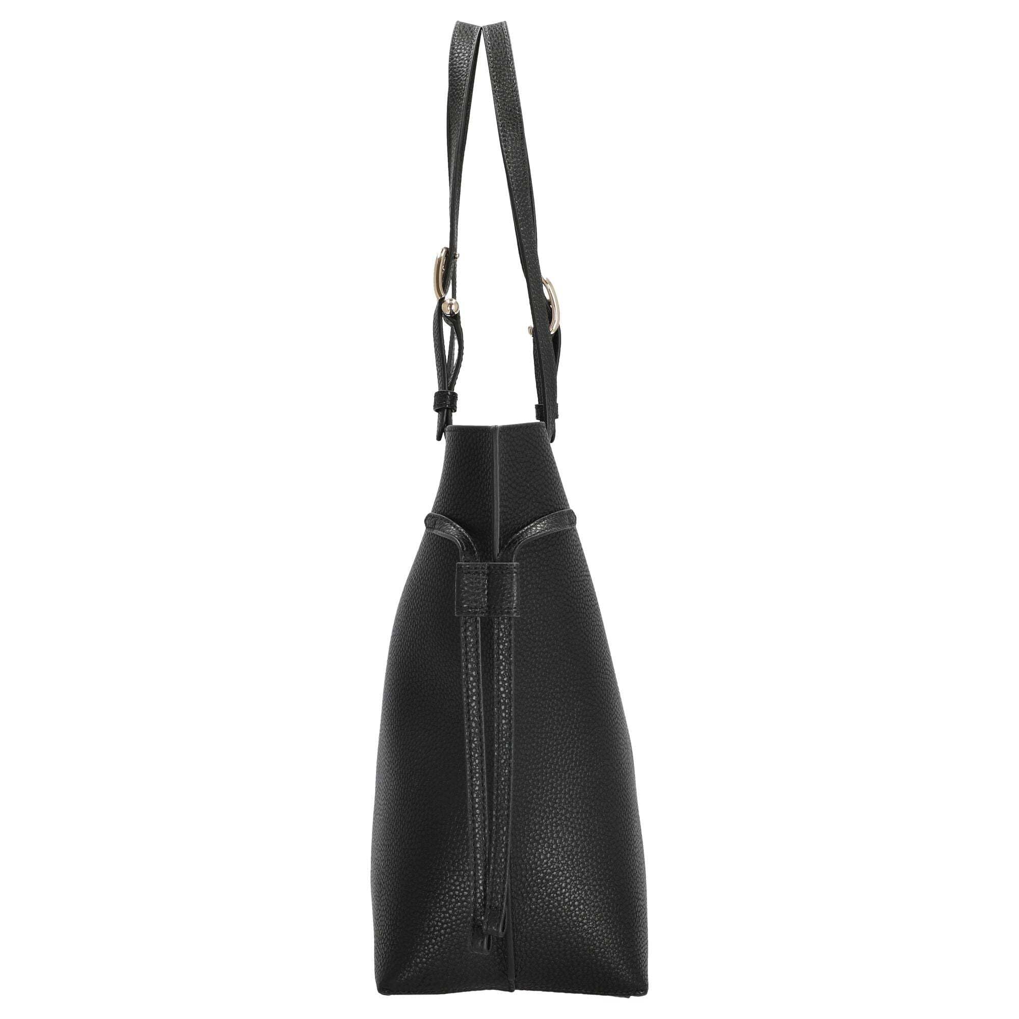 Furla Cuero bolso de hombro bolso shopper Ava Tote With Zip Nero + Nero int negro