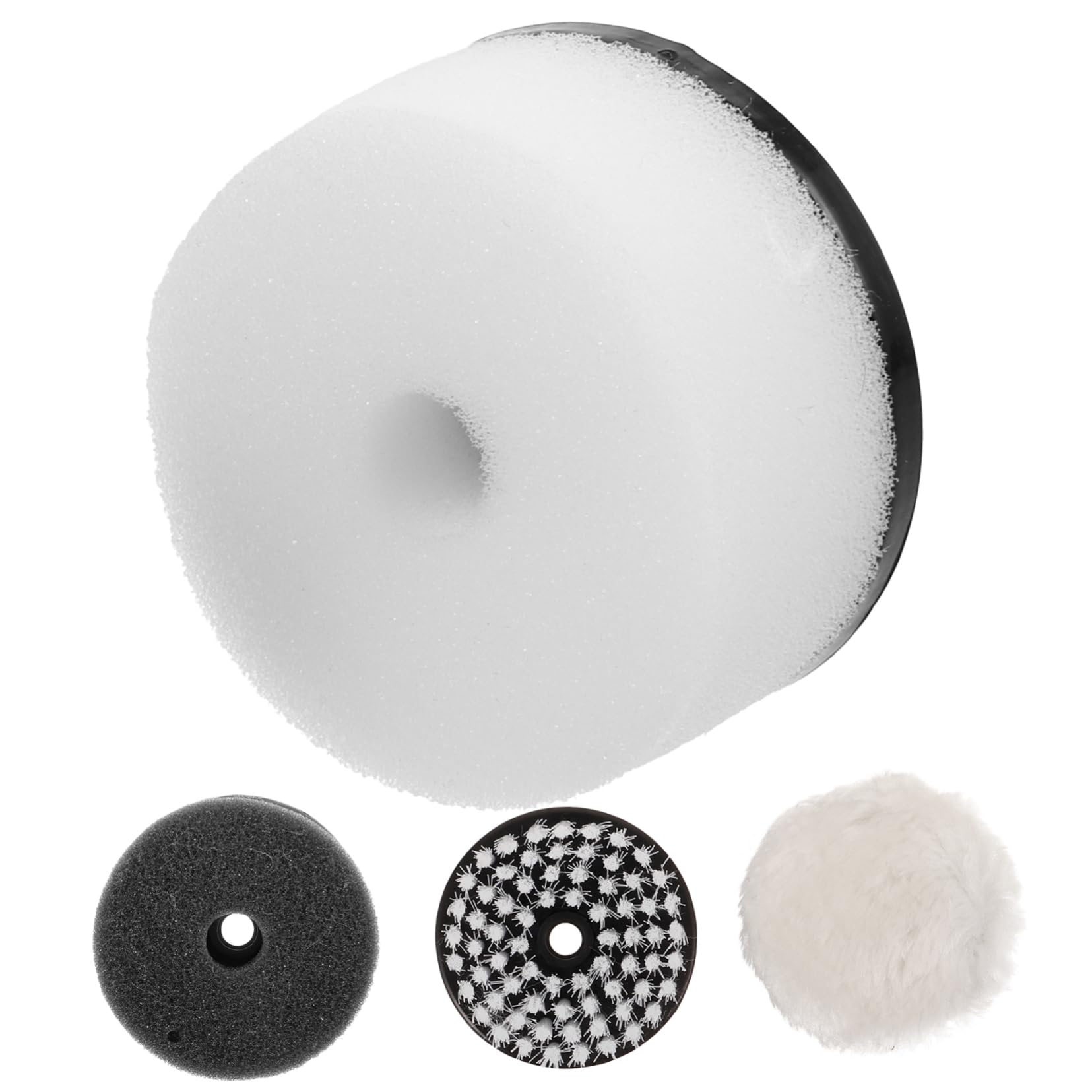 BESPORTBLE Cepillo De Pulido Juego De Cepillos para Quitar El Polvo Aplicador Limpiador De Betún para Zapatos Almohadillas para Pulir Abrillantadores Cuidado 4 Piezas x 4