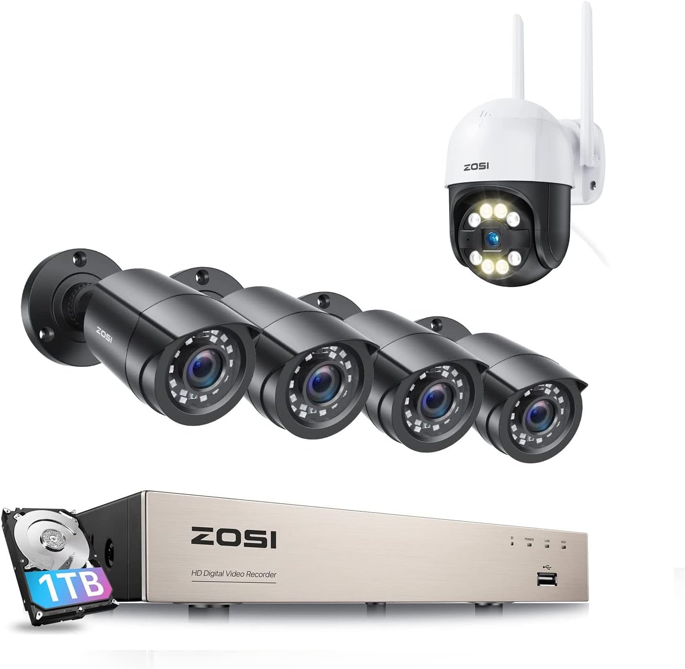 Registratore Sicurezza 16 Canali DVR Hikvision 16 Canali 8 Megapixel, H.265 , Senza Disco – Perfetto Per Sistemi Di Sicurezza CCTV Dvr 8 Megapixel H.265 - Foto 2