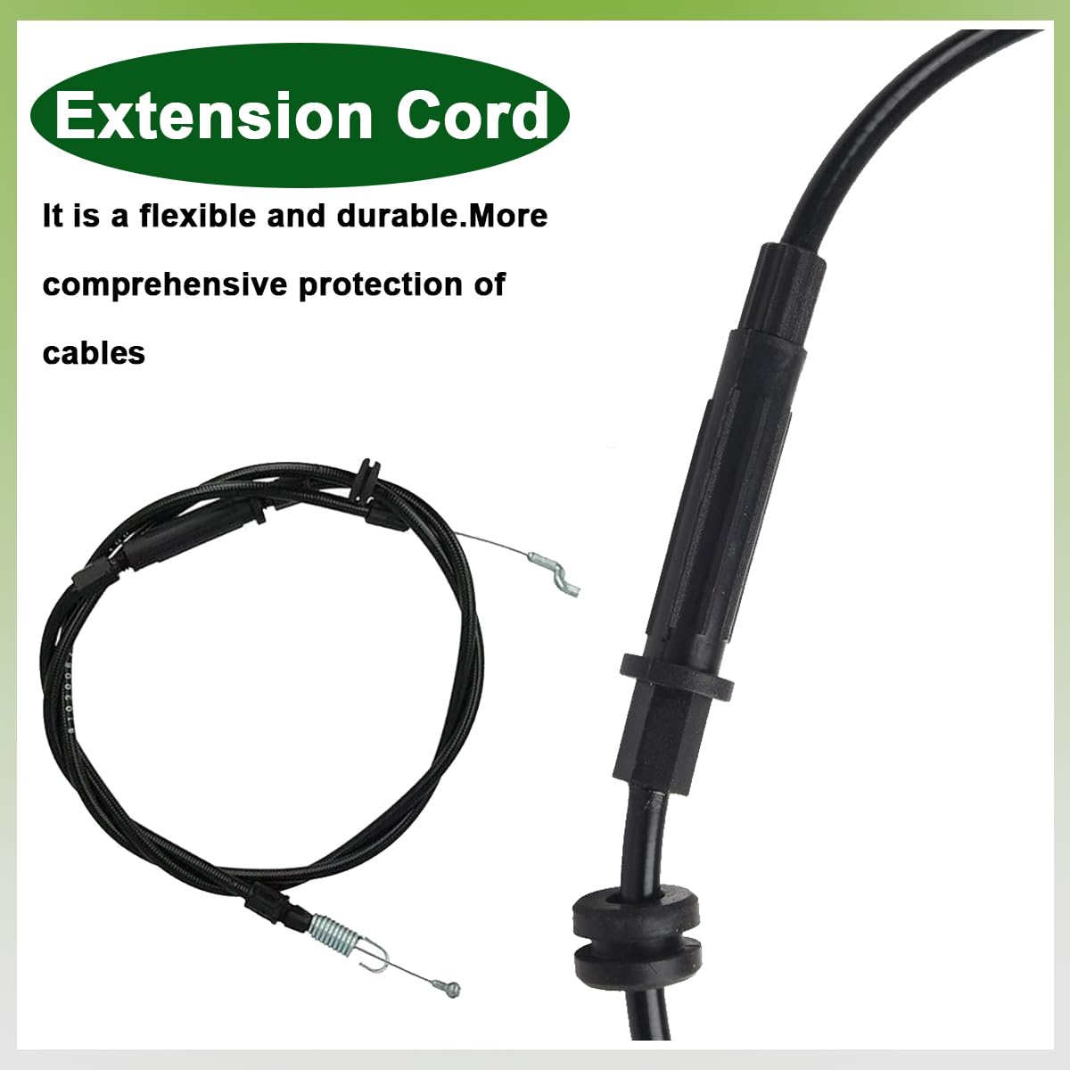 ZAMDOE 381030051/0 Cable de Embrague/transmisión para Mountfield SP533 SP533ES SP53H S461RPD para Mr Bricolage para Mac Allister para Green Cut para Ggp Cable de Embrague/transmisión