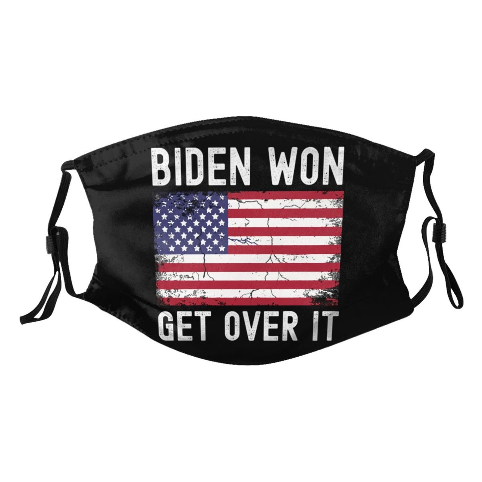 Biden Won Get Over It Adult Dust Mask Adjustable Dust Face with 2 Filter47
