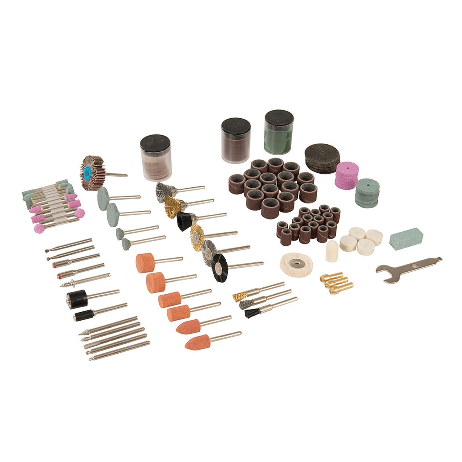 Silverline Rotary Tool Accessory Kit 216Pce 3.17Mm Mandrel - 267204 317Mm Hobby - Tool Accessory Rotary Kit 216Pce 267204 Mandrel 317Mm