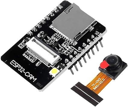1PCS ESP32-CAM Camera WiFi + Bluetooth Module 4M PSRAM Dual-core 32-bit CPU Development Board with OV2640 2MP Camera Module Support Image WiFi Upload