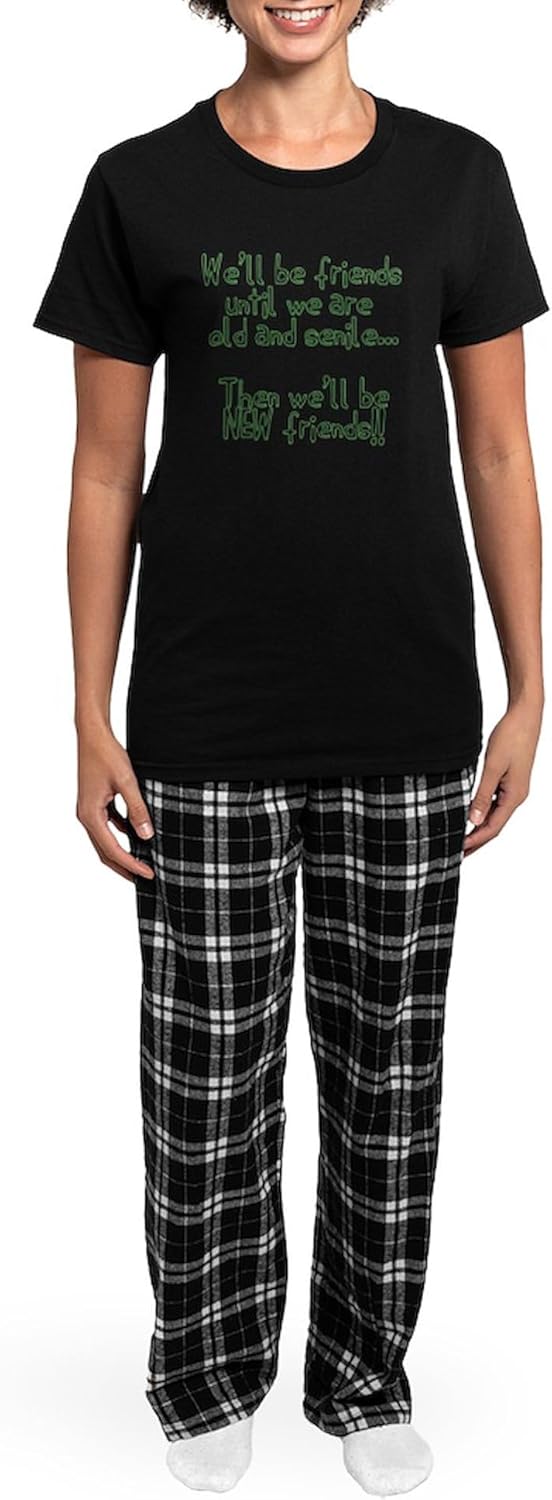 CafePress Friends Women's Dark Pajamas Womens Novelty PJ Sleepwear